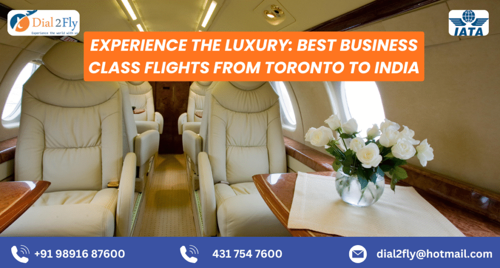 experience the luxury best business class flights from toronto to india